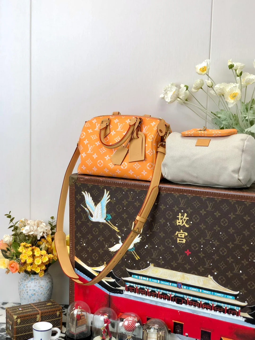 LV-m13912-speedy-p9-bandouliere-Creamy Orange