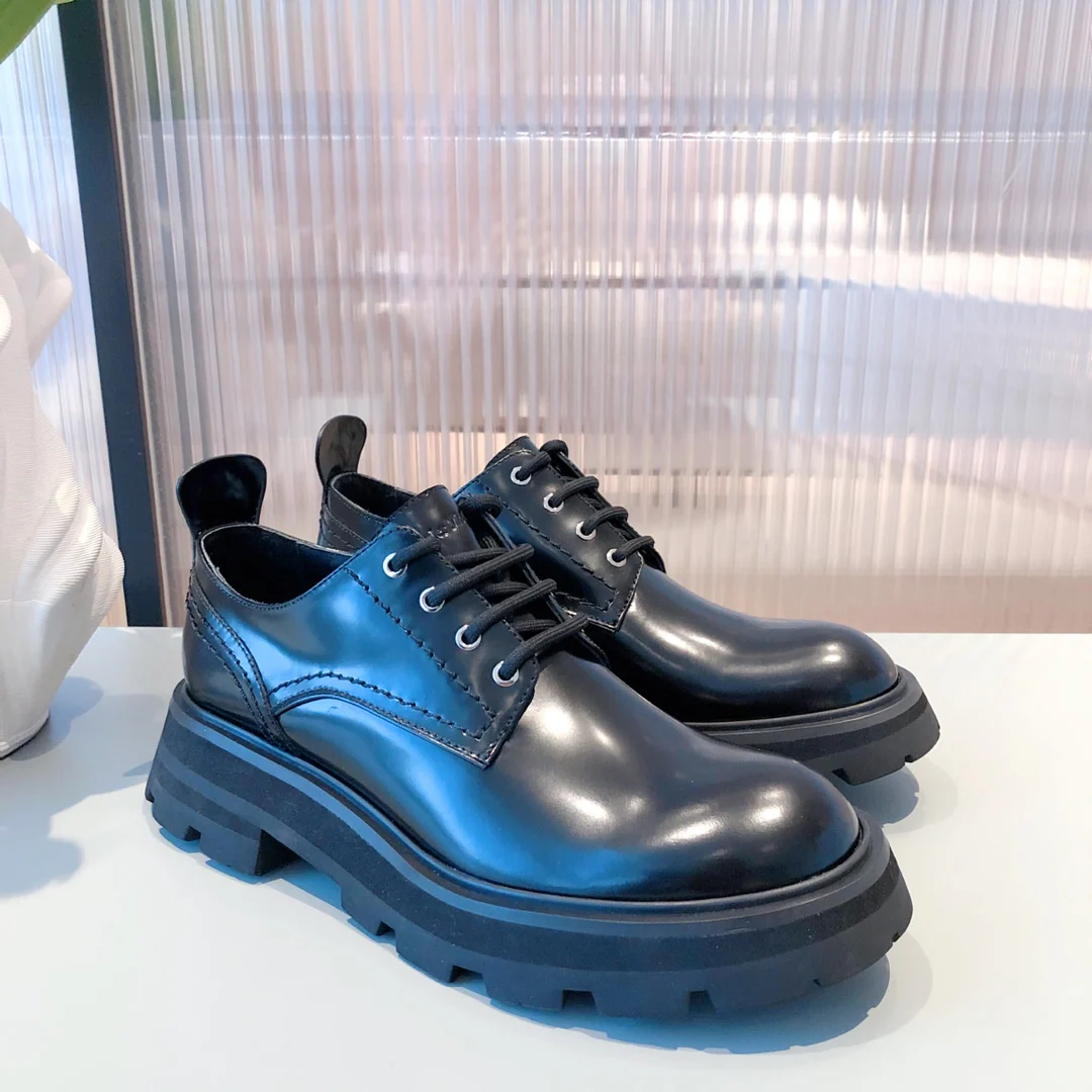 Лоферы на платформе McQueen - 1