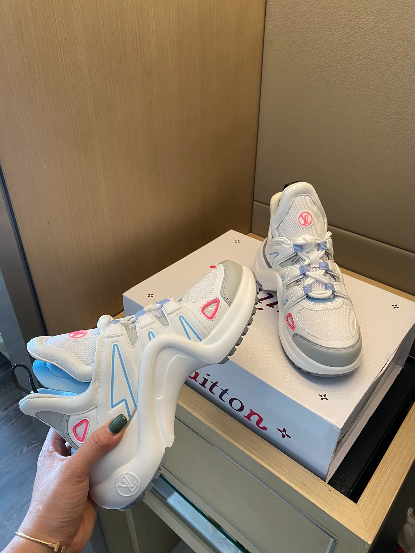 Туфли LV - Массивные туфли LV - 3