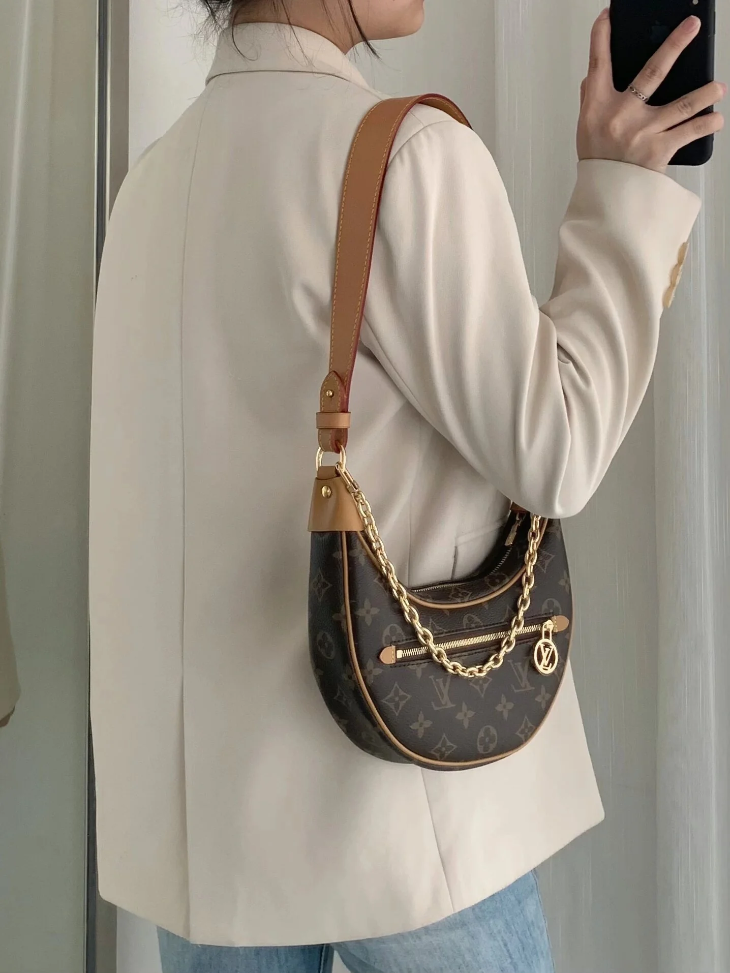 m81098-LV-loop Сумка-мешок с петлями, наплечная/кроссбоди