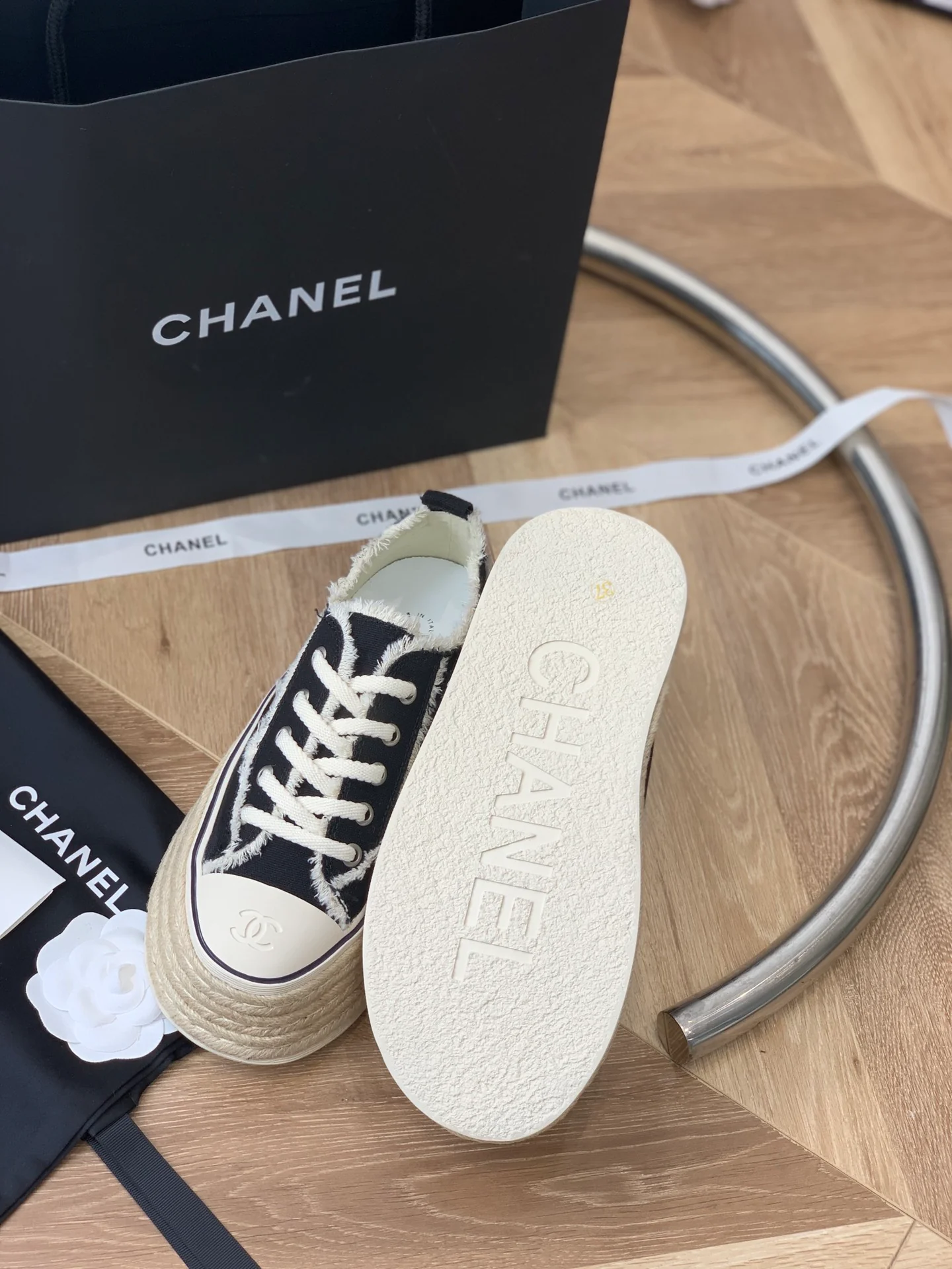 Кед на платформе Chanel - 1