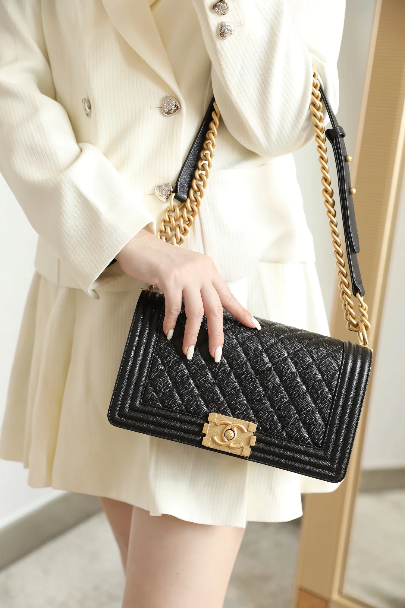 Chanel Le Boy Crystal Edition, узор 