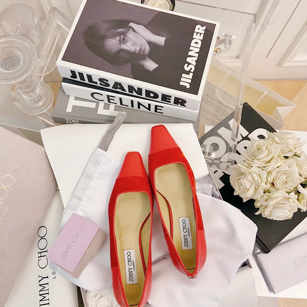 Туфли на низком каблуке Jimmy Retro с квадратным носком - 1