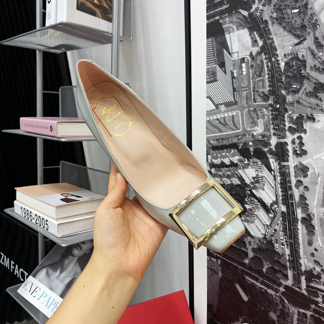 Каблук-банан RV-7-5 см - светло-голубой