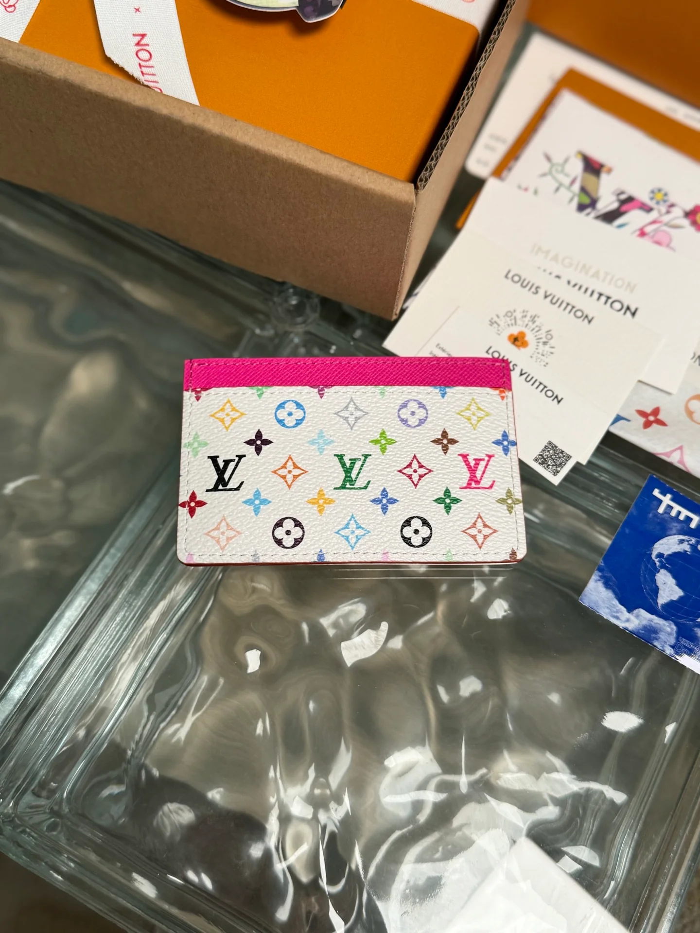 Держатель для карт LV-m13403-lvxtm - розово-белый