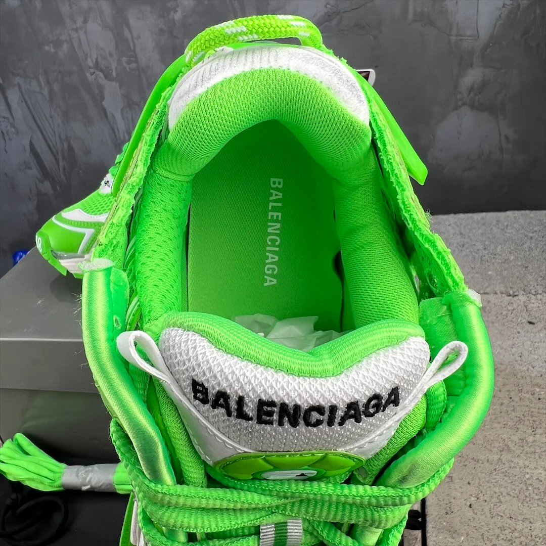 Кроссовки Balenciaga Runner - унисекс - флуоресцентно-зеленые