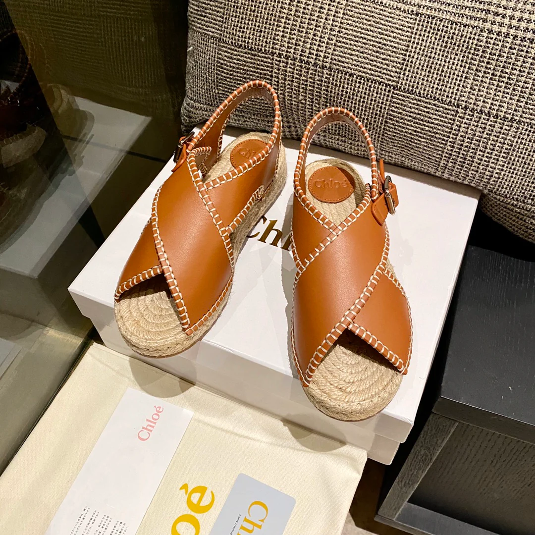 Chloe - Босоножки в римском стиле из кожи через плечо - Размеры 35-40