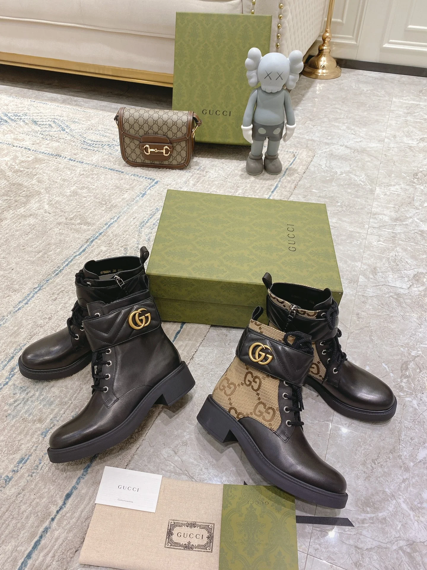 Ботинки Gucci 22ss Dr. Martens