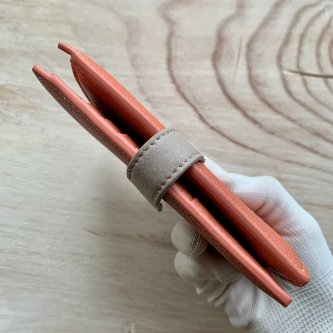 Кошелек Celine Strap из зернистой телячьей кожи - 5