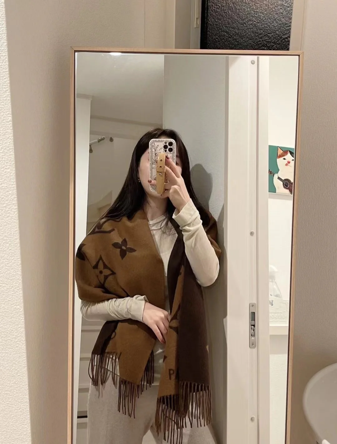 Кашемировый шарф LV-Рейкьявик