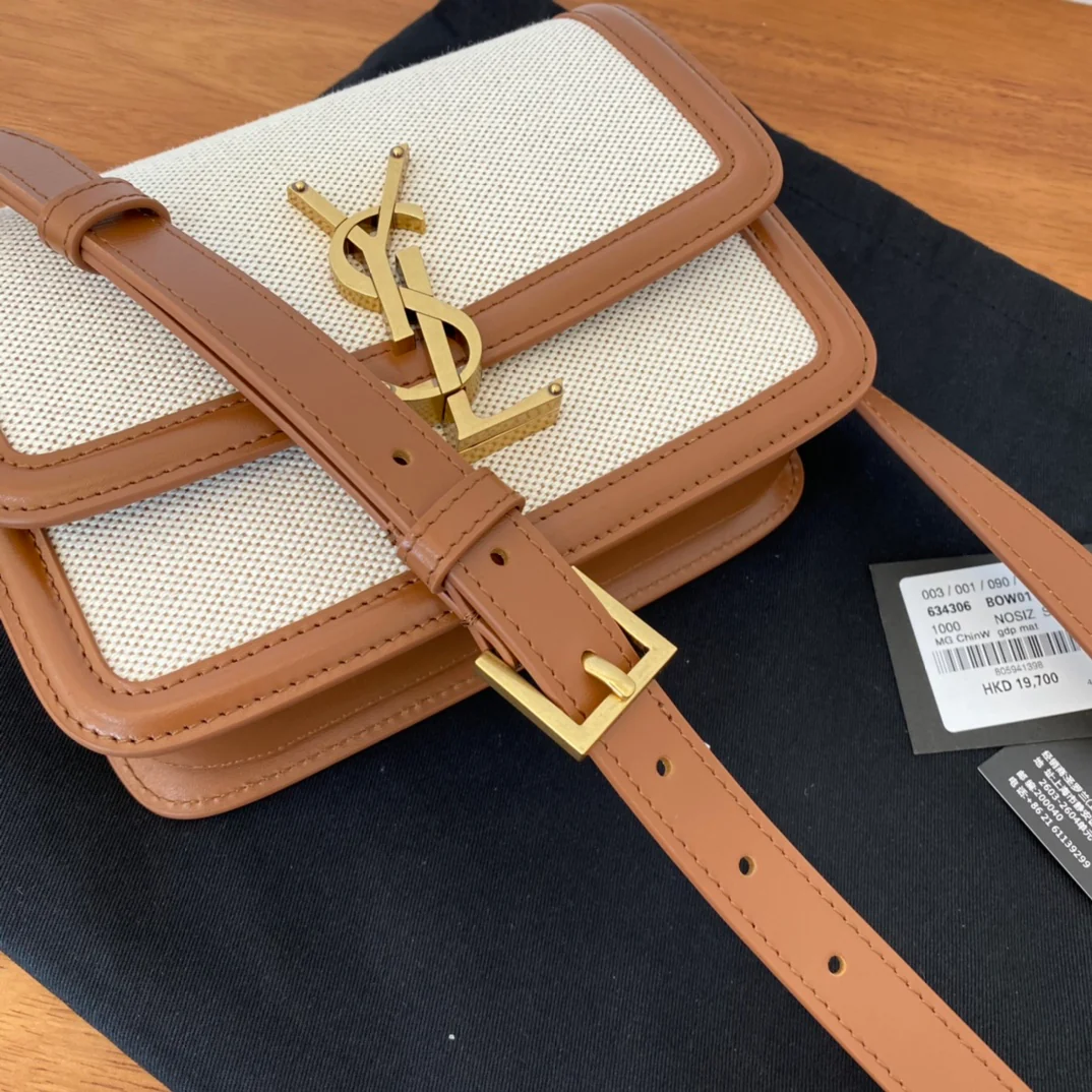 Сумка YSL Solferino Tofu - Холст - 18см