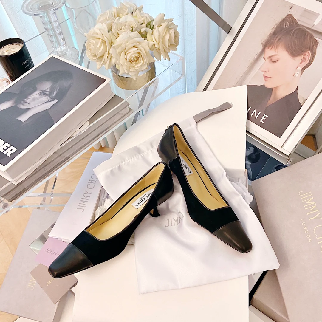 Туфли на низком каблуке Jimmy Retro с квадратным носком