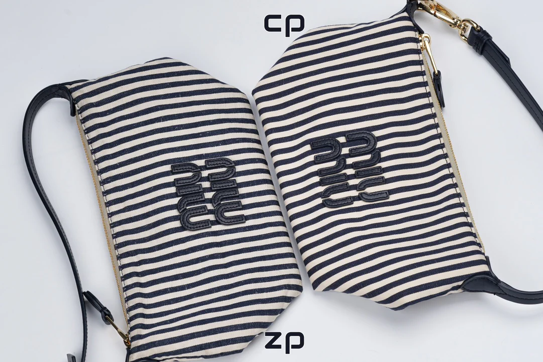 Miu Miu - Косметичка/сумка для ланча из жаккардовой ткани - Сравнительные фотографии