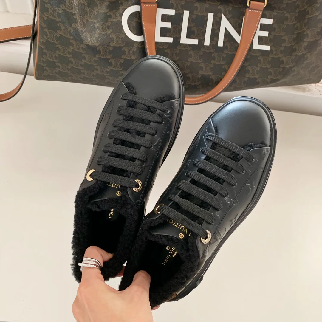 Туфли LV - LV Charlie - Весна 2022 - Платформа - Кожа - Черный