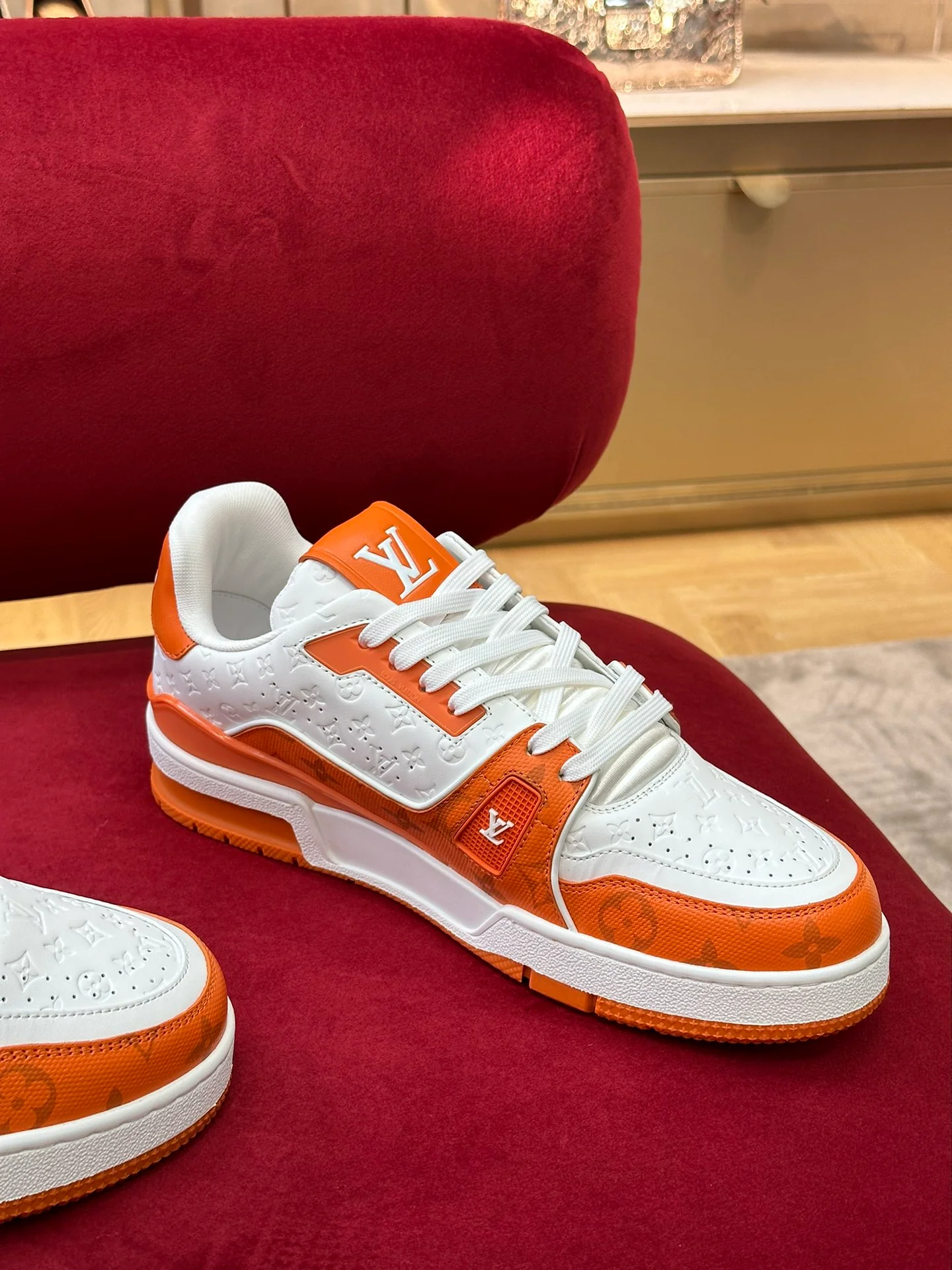 Кроссовки LV Trainer Series - Спортивная обувь - Унисекс - Оранжевый