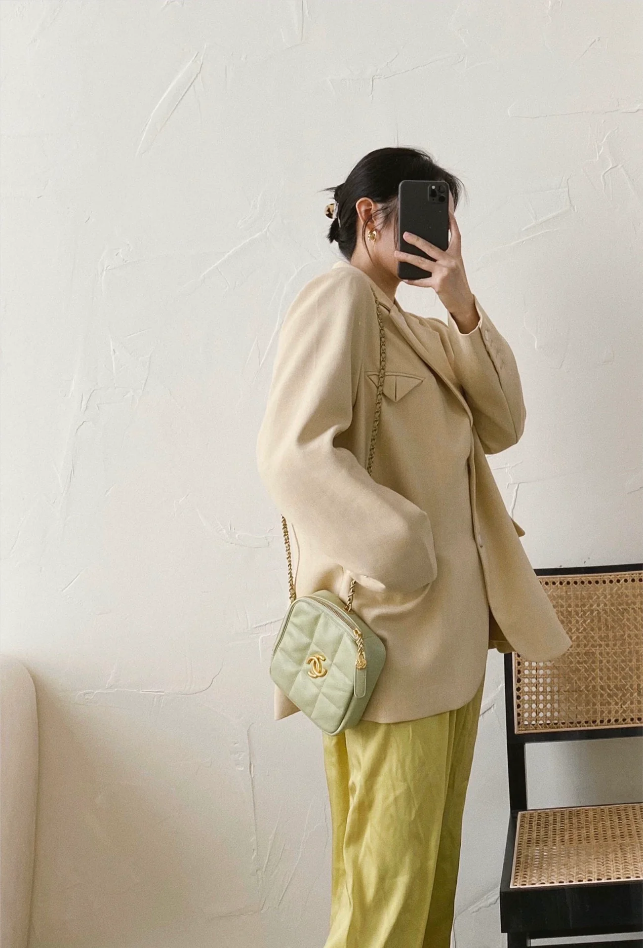 Маленькая квадратная сумка Chanel