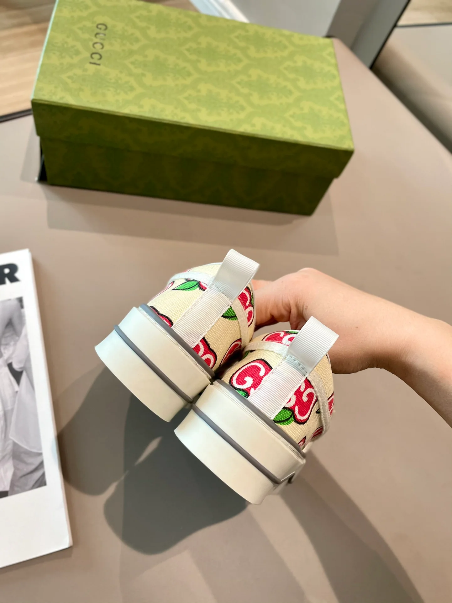 Кед Gucci из парусины - 3