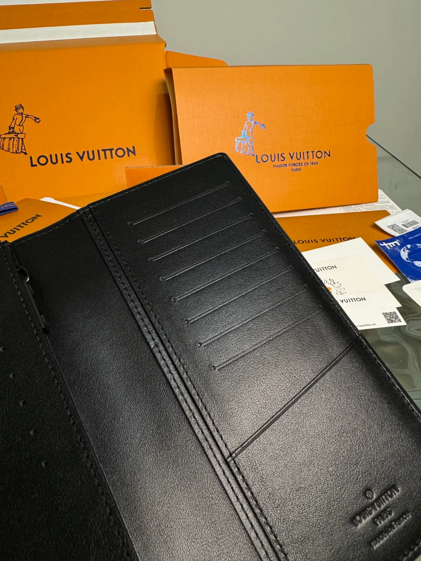 Кошелек LV-m69980-brazza, черный