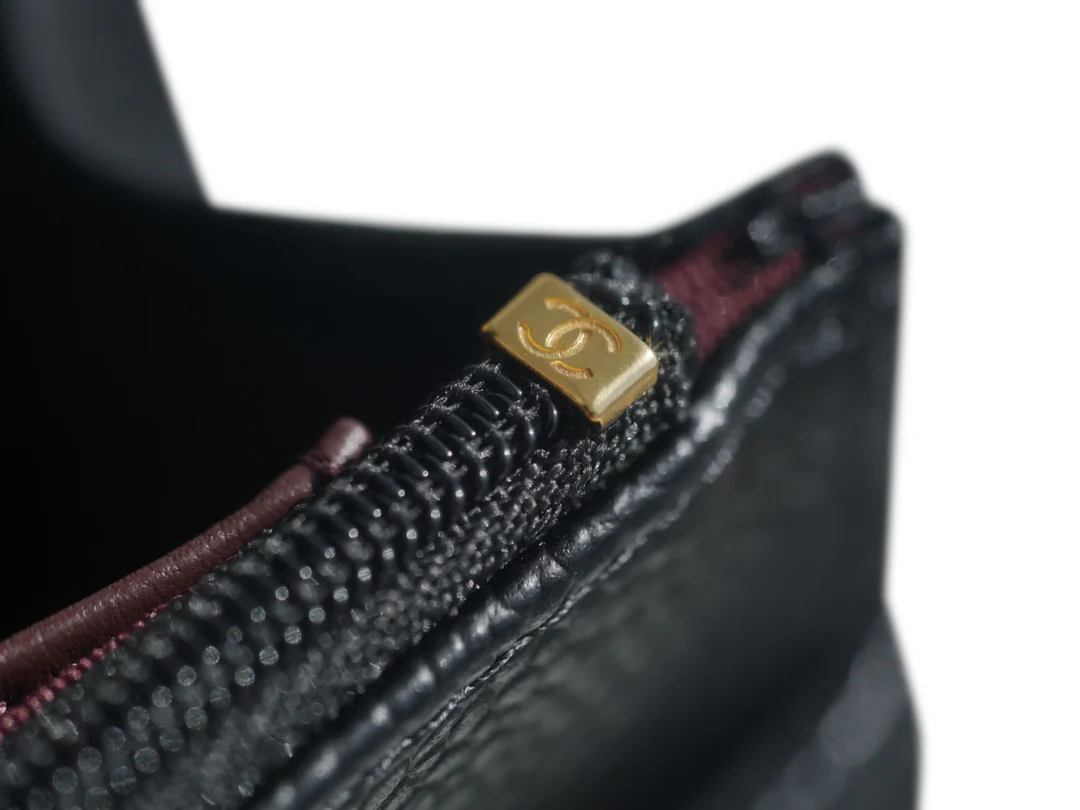 Chanel Classic WOC - Текстура ?кожура личи? - Золотая пряжка - Серебряная пряжка - Сумка на цепочке