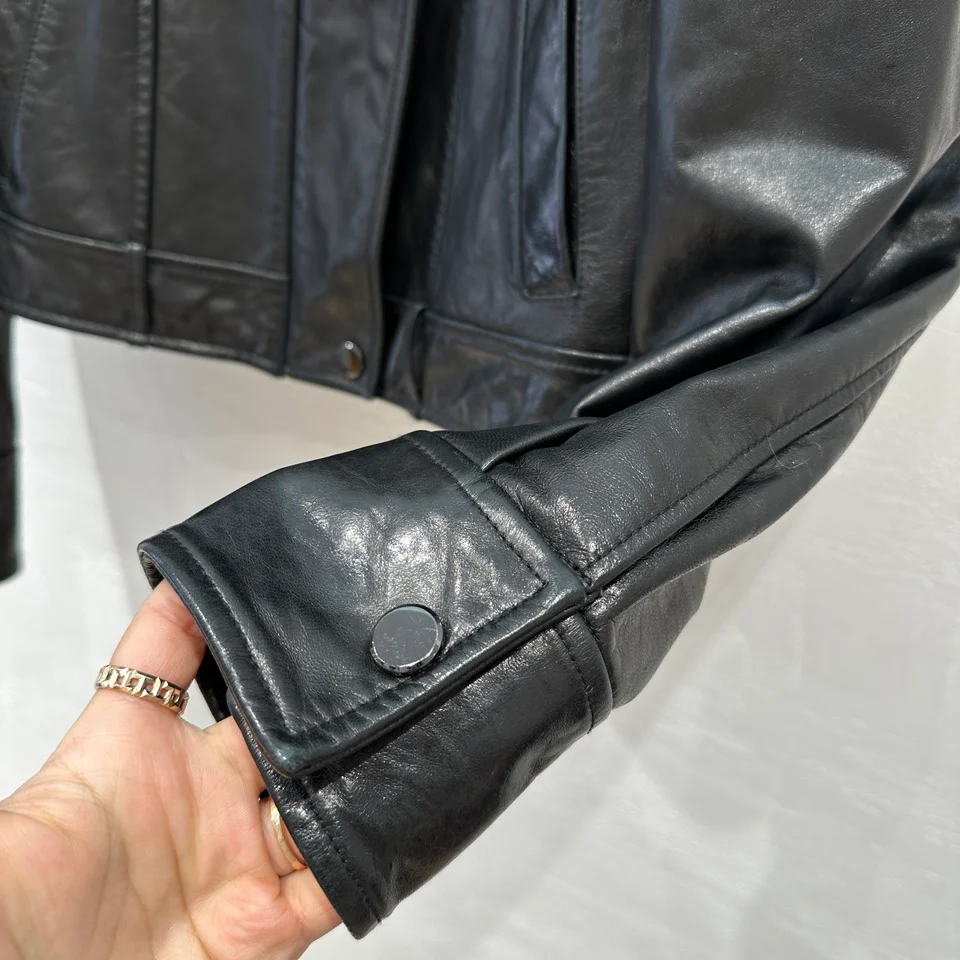 Balenciaga - 2403 - Новинка ранней весны - Двусторонняя куртка с воротником-стойкой