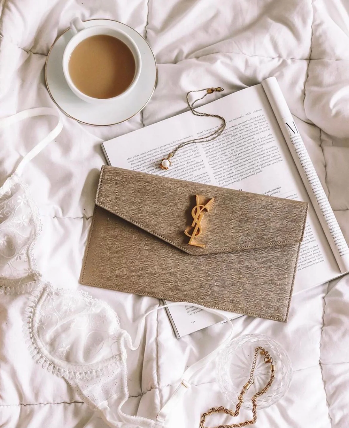 Клатч YSL Caviar - 1 шт.