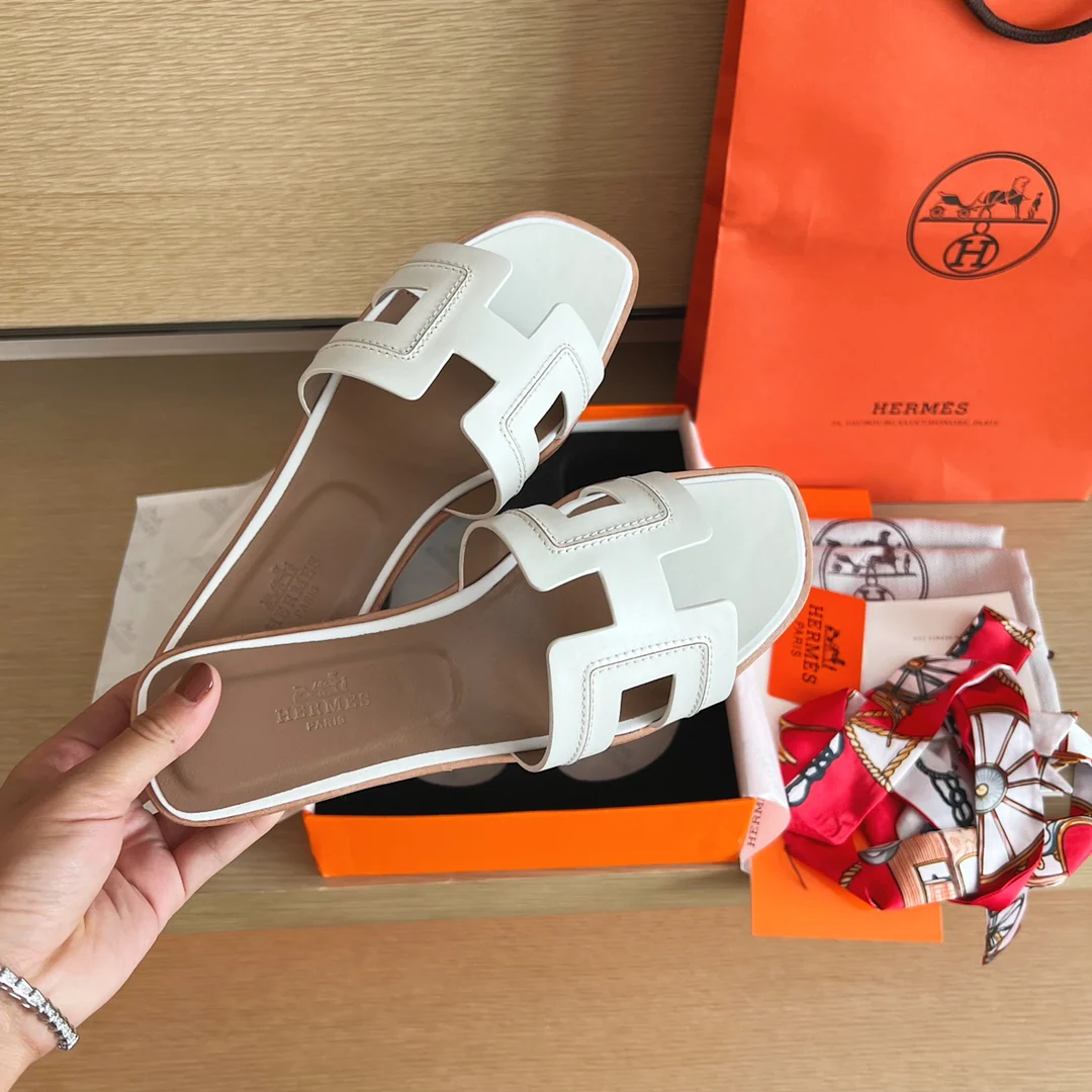 Сандалии Hermes-h Flat Sandals-4