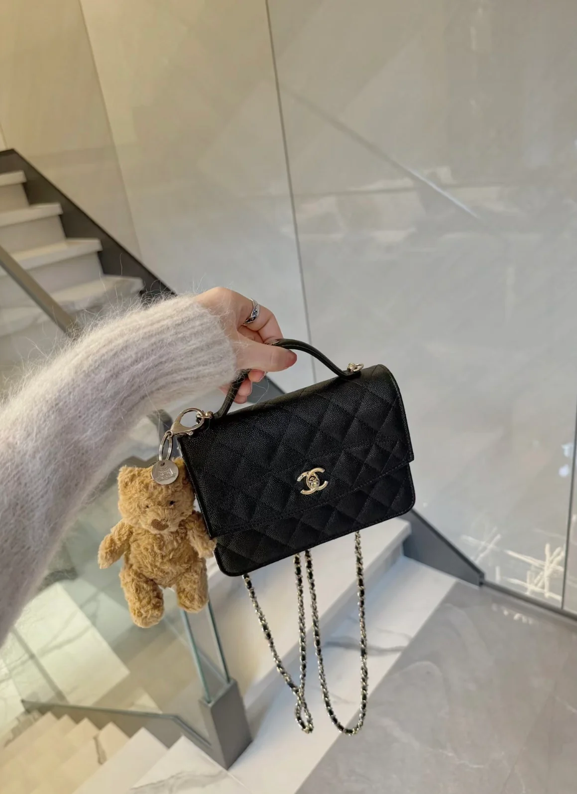 Рюкзак Chanel 25c Mailman - черный