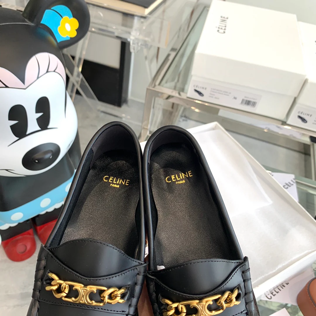 Обувь Celine - Celine - Матовая кожа - Лоферы