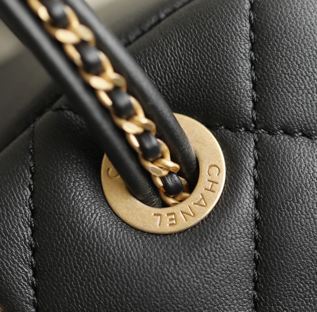 Сумка Chanel 25c - черная (19 см)
