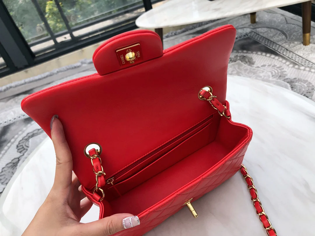 Сумка Chanel CF весна/лето 2019 - овечья кожа - 20 см - 1