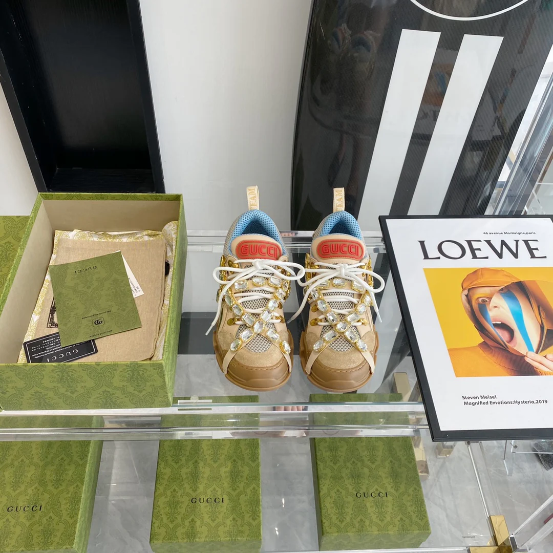 Gucci - Кроссовки - Массивная обувь - Парный стиль - 3