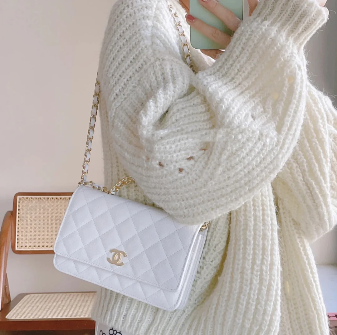 Ручка для письма Chanel 2022 WOC Platinum Ball