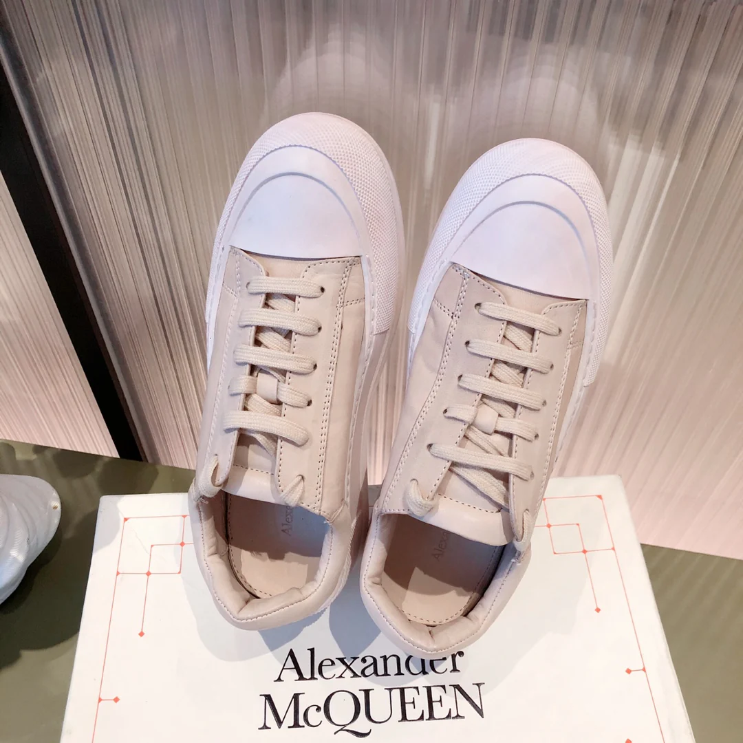 Кед на платформе McQueen, розовый