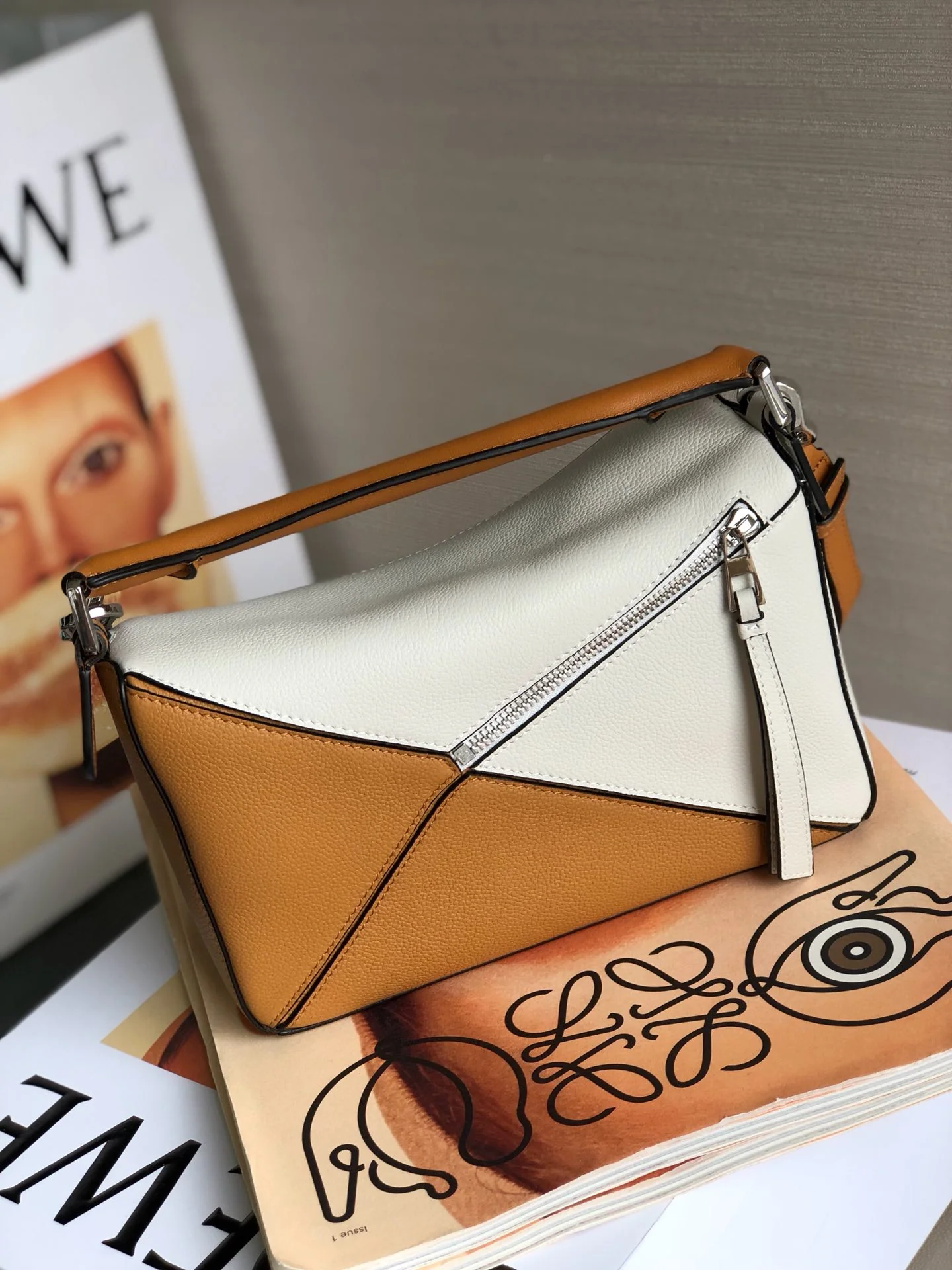 Сумка Loewe Puzzle из телячьей кожи, размер S 2.