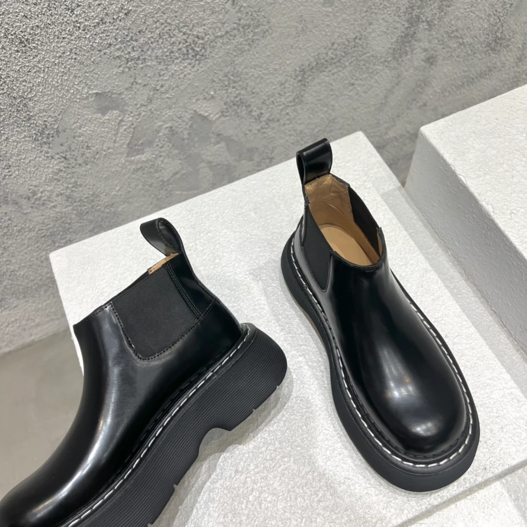 BV-22ss - Британские ретро-ботинки с низким голенищем - Унисекс - Черные