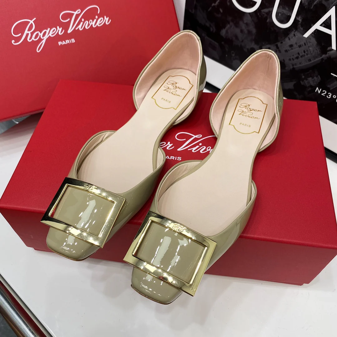 RV-Flat Bottom Hollow Square Toe-Elephant Gray