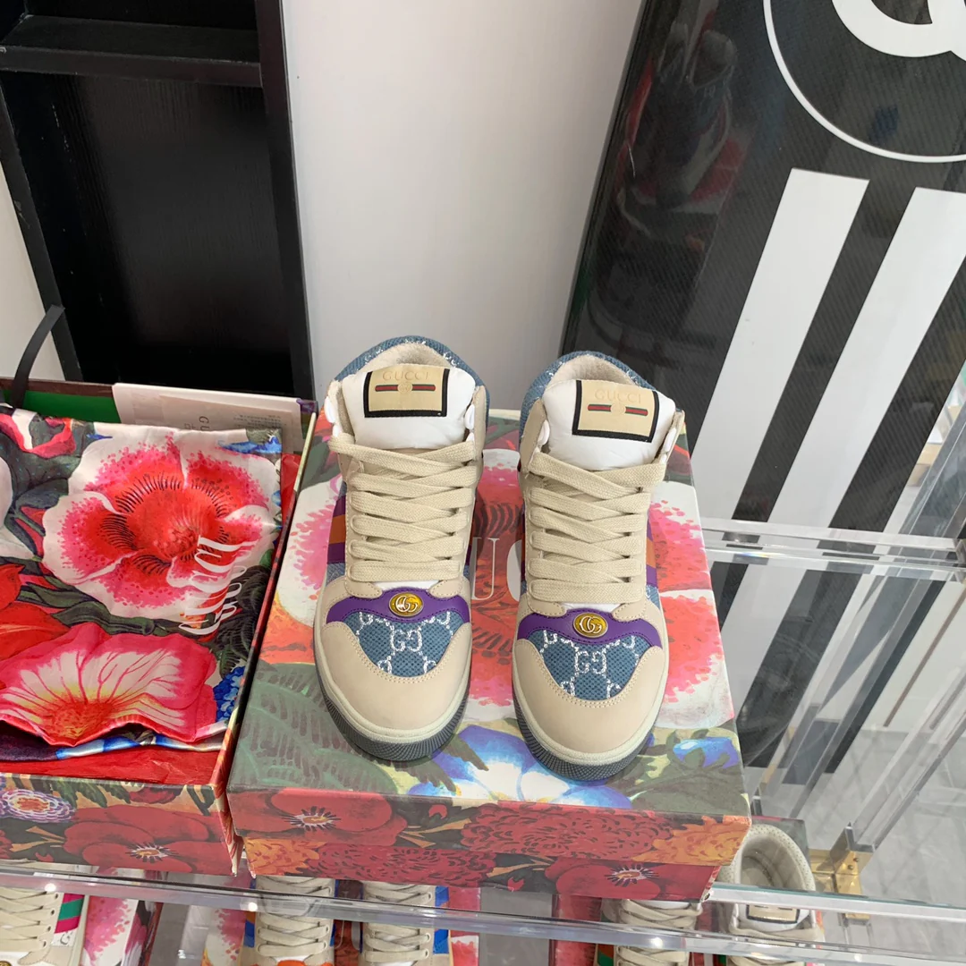 Высокие кроссовки Gucci - Грязные кроссовки - 3