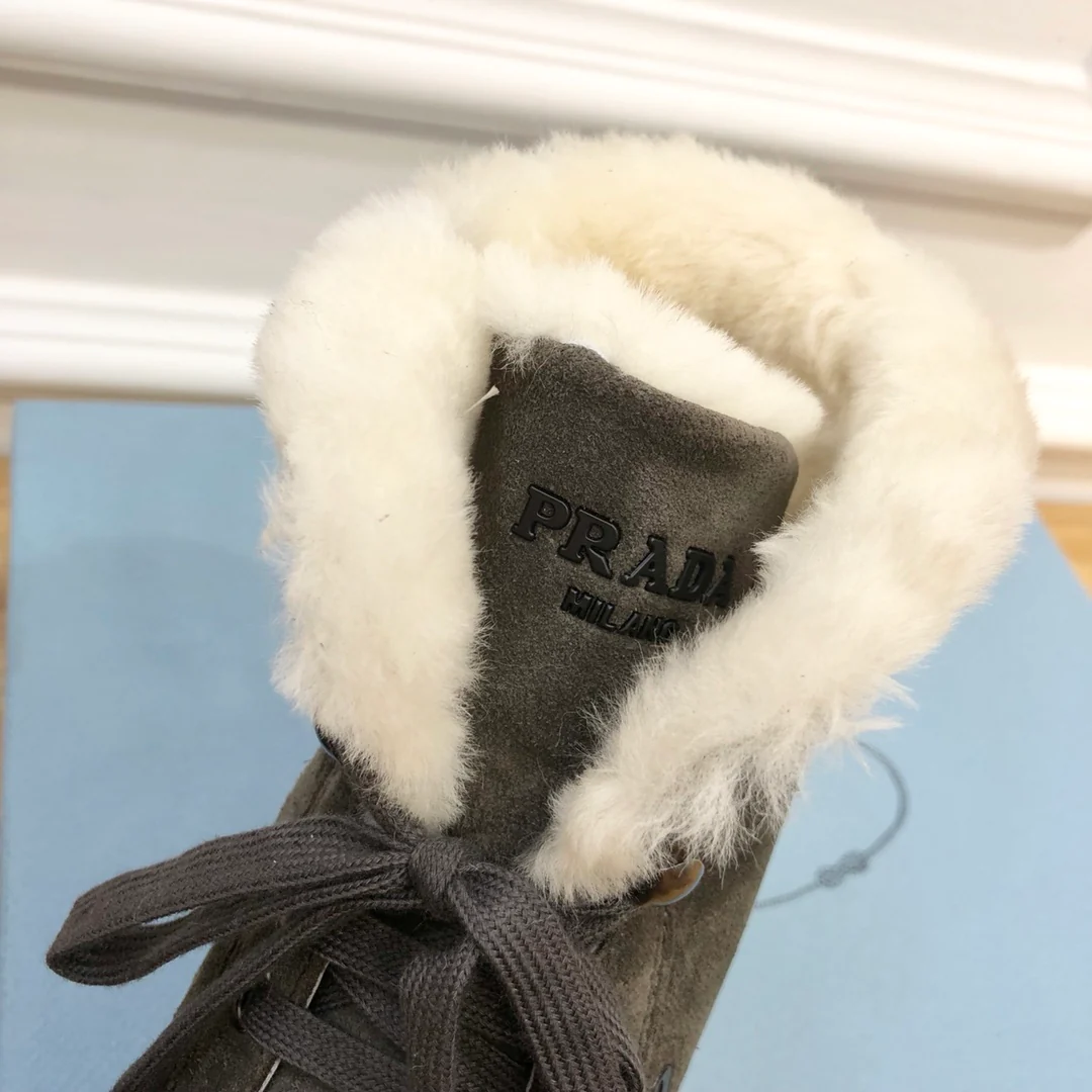 Обувь Prada - Prada - меховые сапоги на платформе