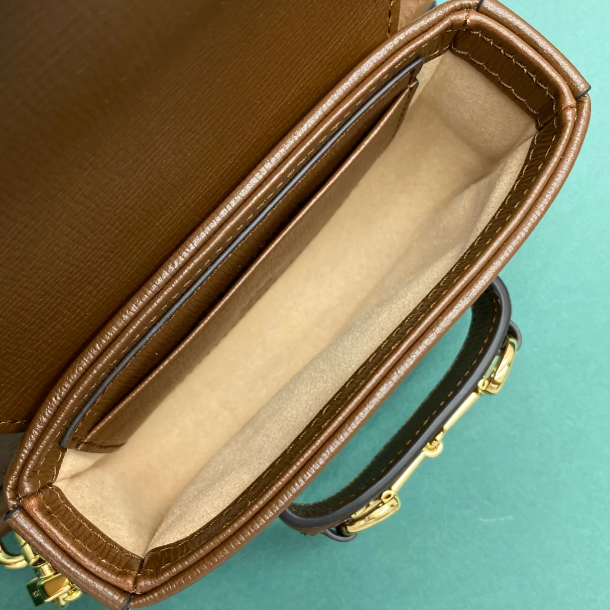 Сумка Gucci 1955 Saddle Bag - Мини - Монограммная канва