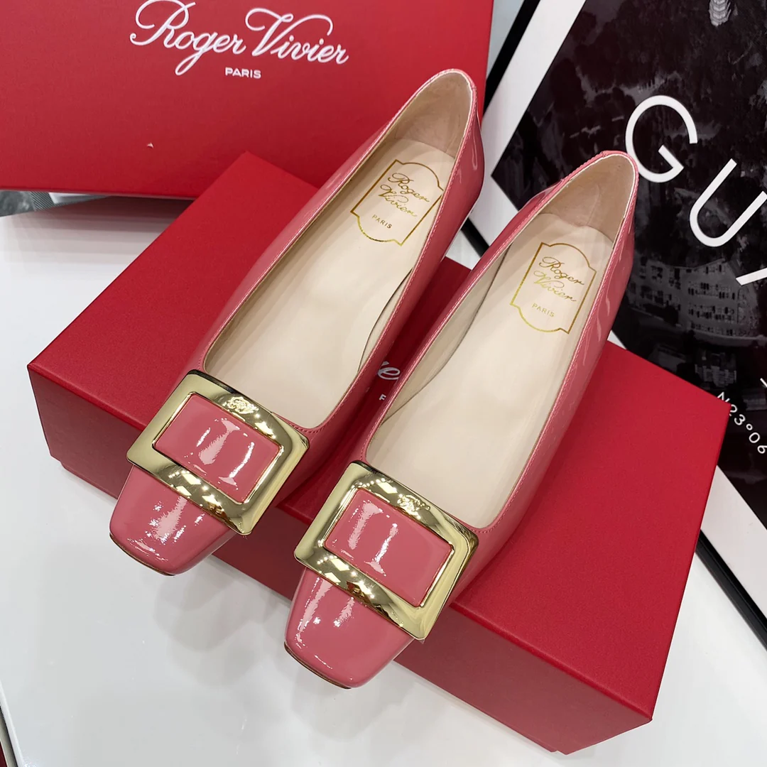 Каблук RV-4-5 см, квадратный, цвет арбузный.