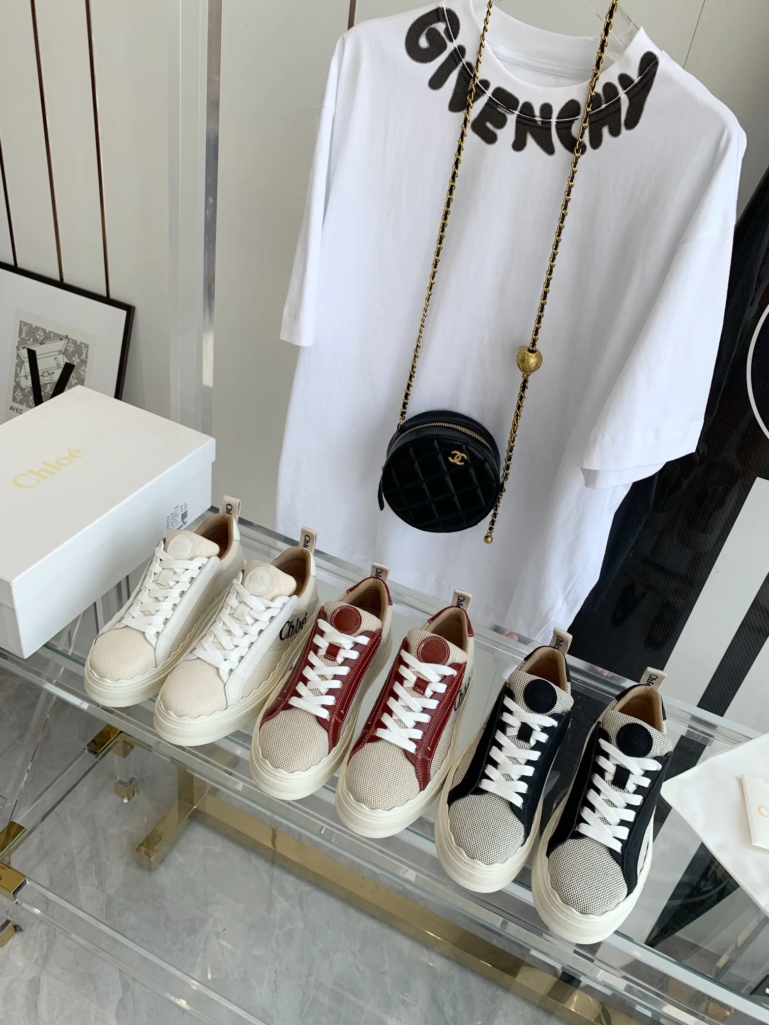 Хлоя - Белые кроссовки - Кроссовки на платформе - Повседневная обувь - 2