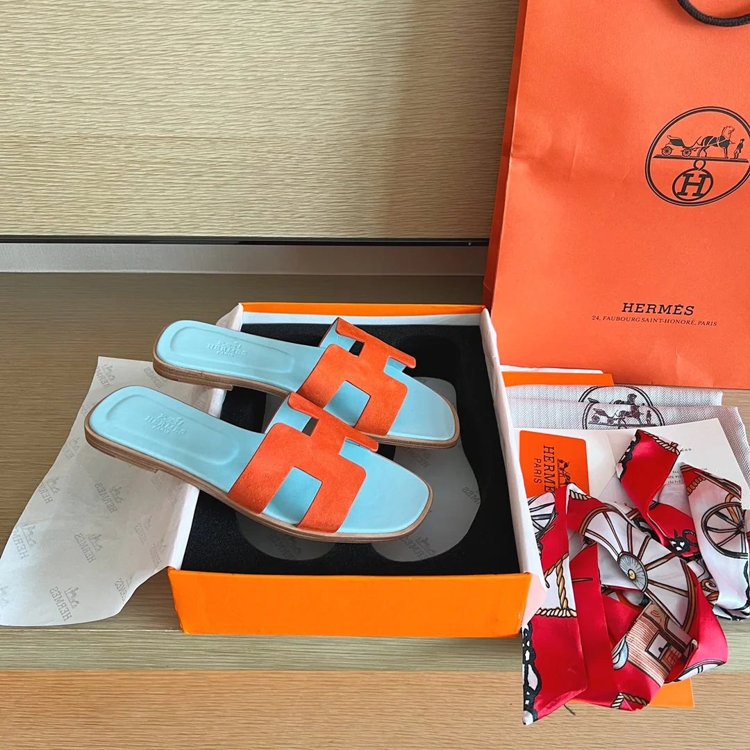 Сандалии Hermes-h Flat Sandals-10