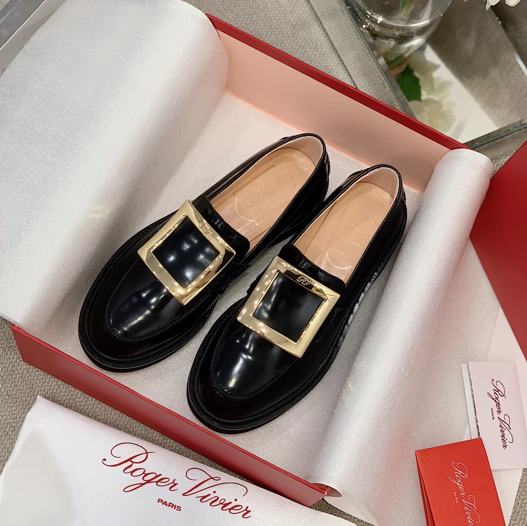 Обувь RV - 22ss - Гладкие туфли Alo с бусинами