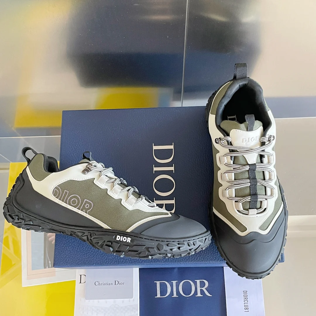 Кроссовки Dior Diorizon Series - Унисекс - Черно-зеленые