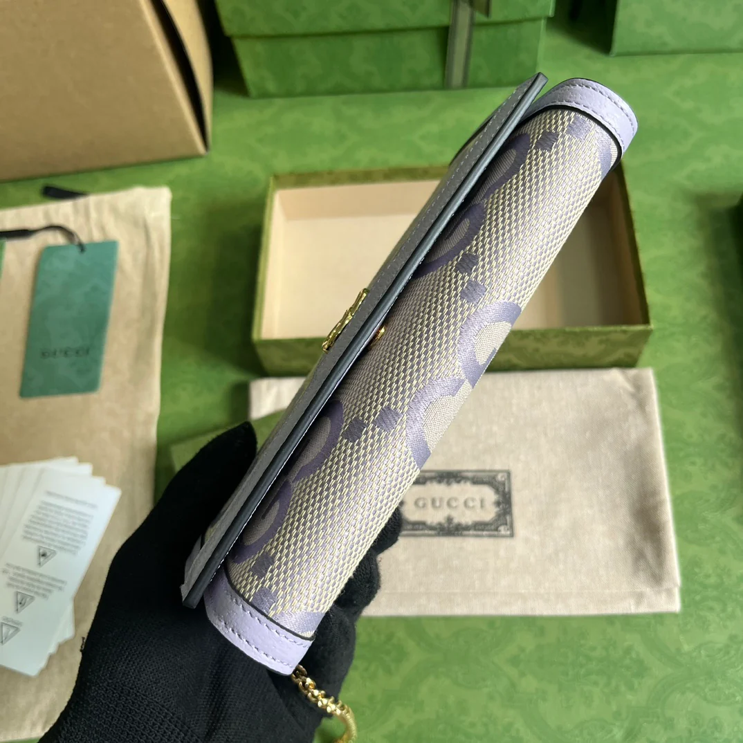 Мини-сумка Gucci-Ophidia серии Super Double G с цепочкой