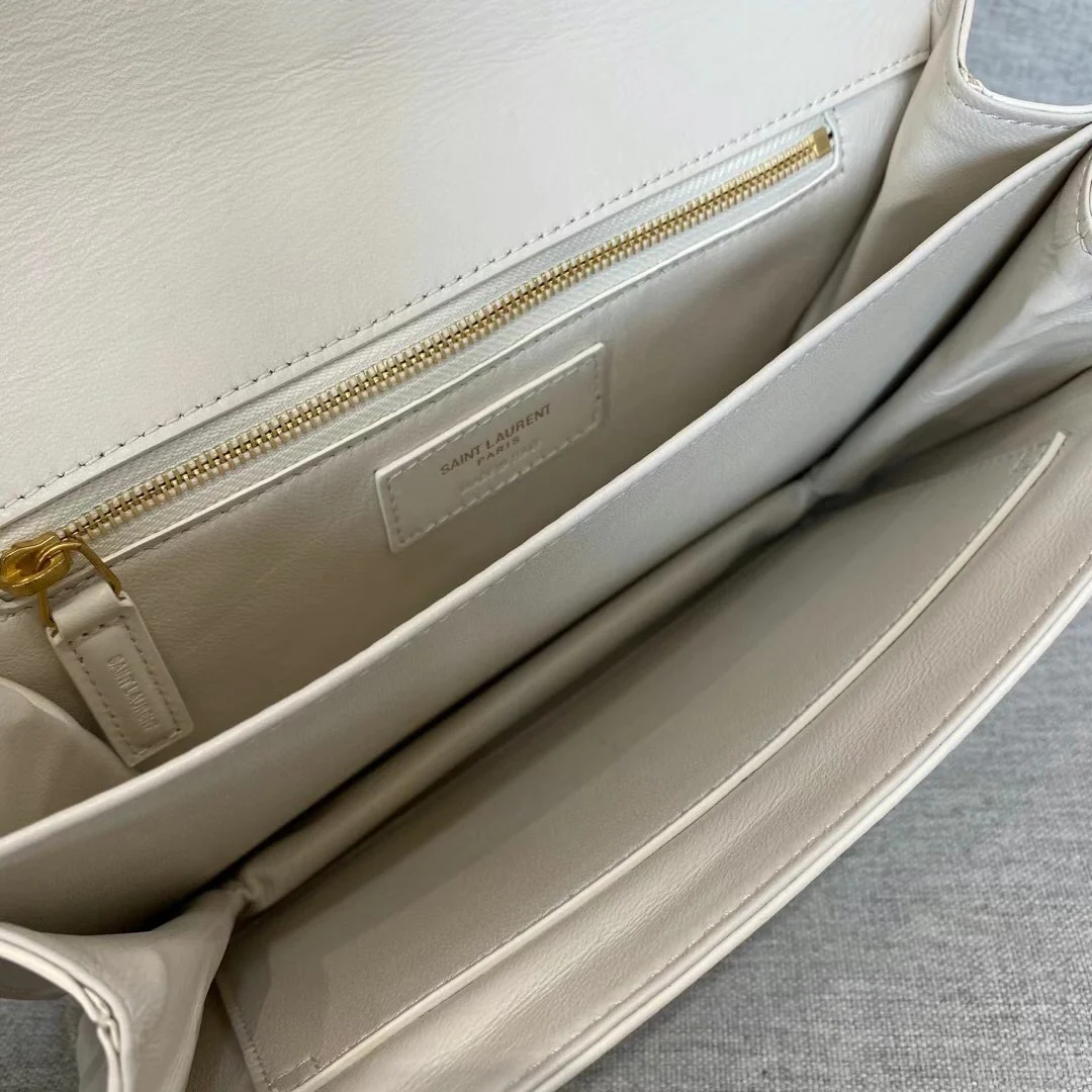 Сумка YSL Maillon - белая