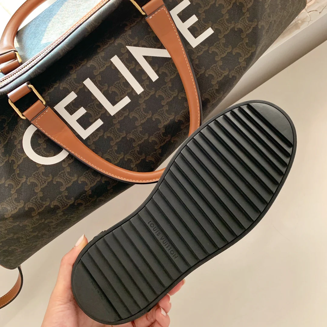 Туфли LV - LV Charlie - Весна 2022 - Платформа - Кожа - Черный