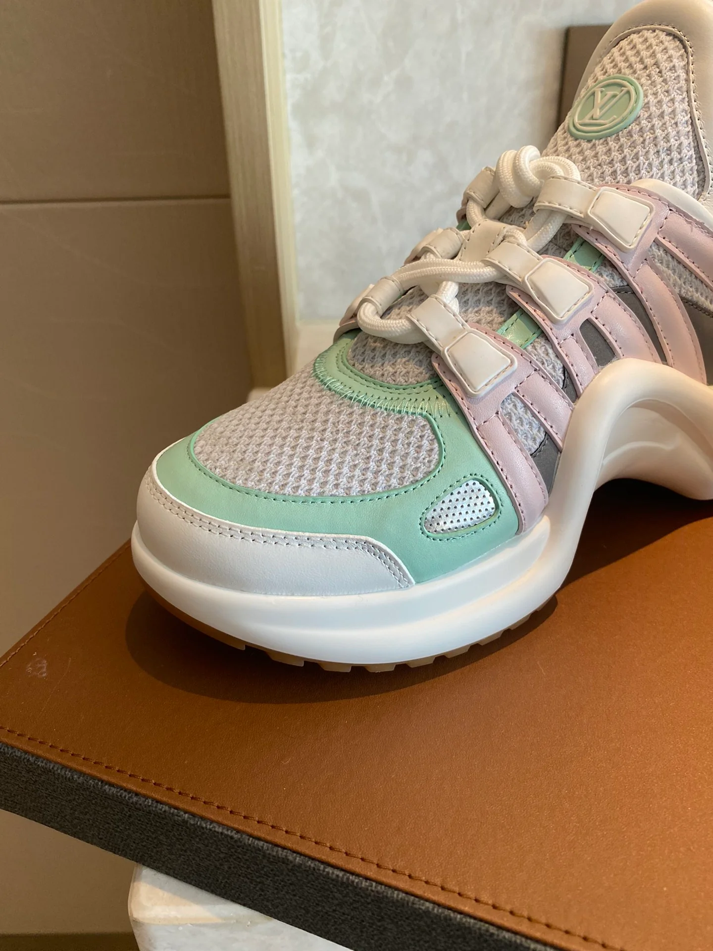 Туфли LV - Массивные туфли LV - 2