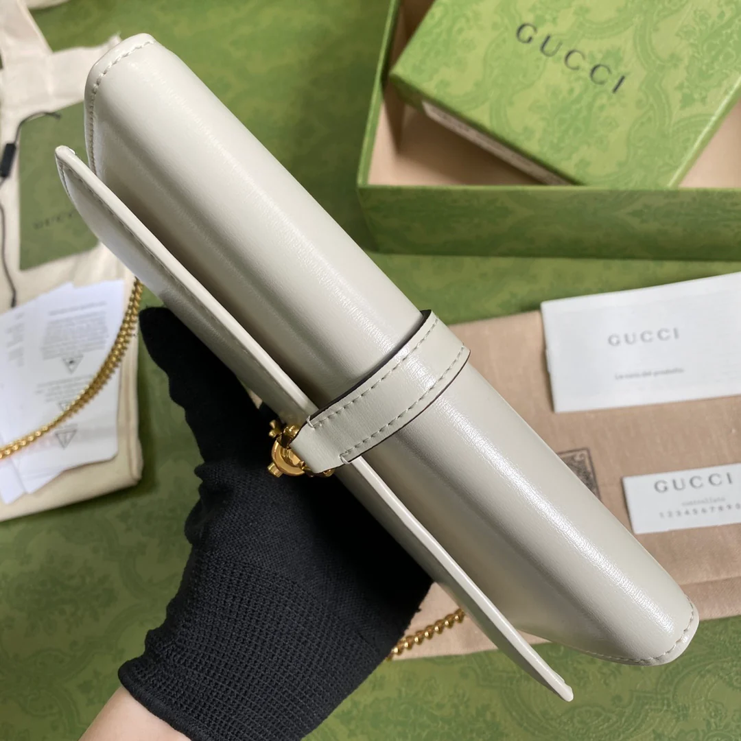 Новая сумка Gucci Jackie из серии 1961 с цепочкой - 2 шт.