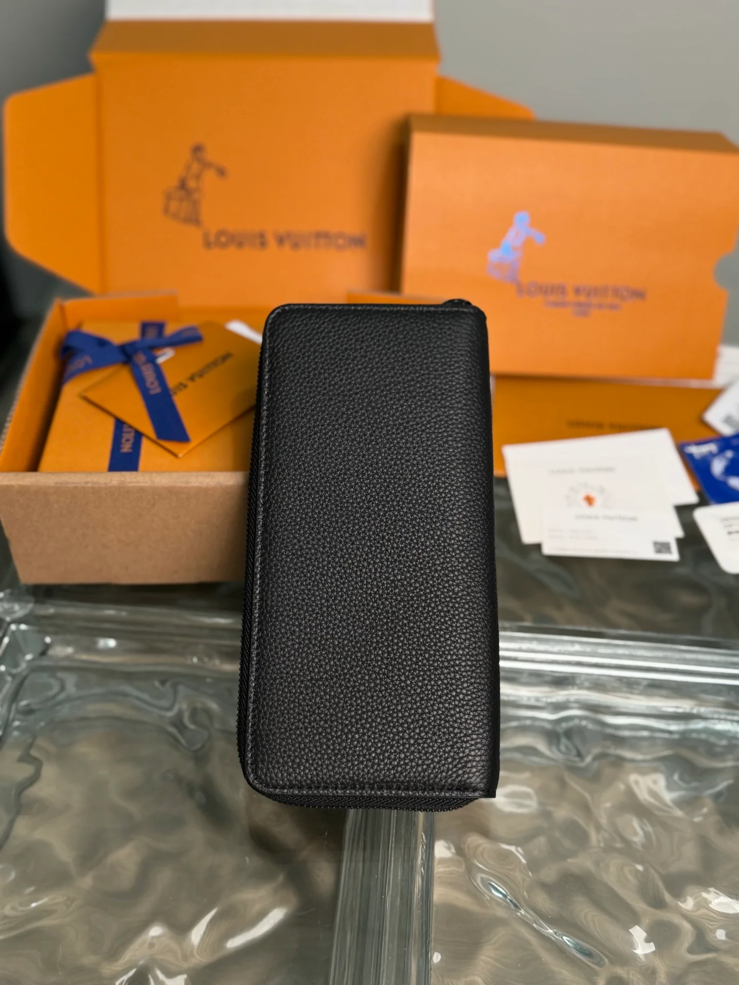 Мужской кошелек LV-m69979-zippy - черный